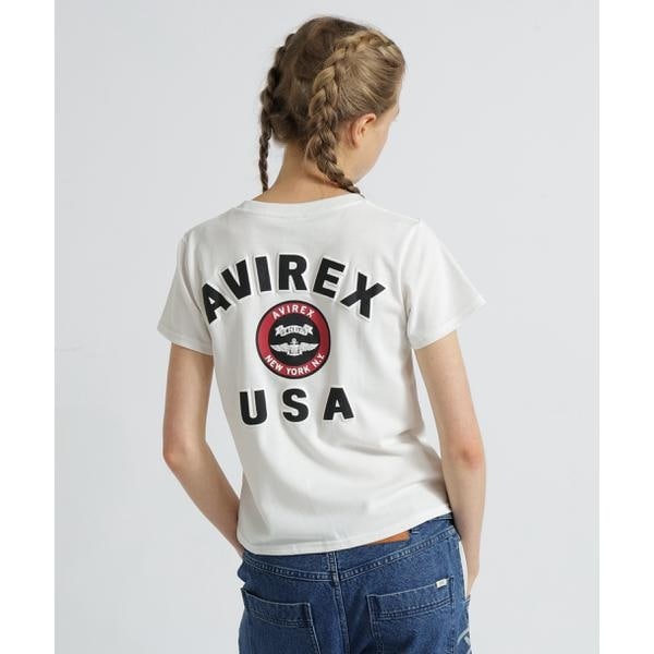 [�}���C]�sKIDS�t���@�[�V�e�B�[T�V���c�^VARSITY T-SHIRT�^AVIREX �^ �A���B���b�N�X/�A���B���b�N�X�iAVIREX�j �I�t�z���C�g3