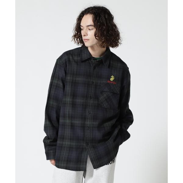 L／S CHECK SHIRT USMC ／ チェック シャツ USMC | アヴィレックス