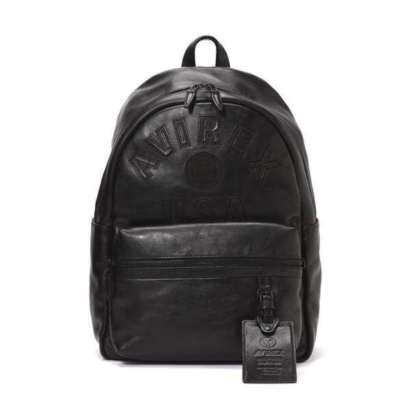 AVIREX バーシティレザーデイパック VARSITY LEATHER DAYPACK／ バーシティレザーデイパック