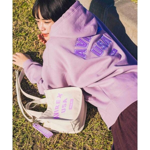 限定　AVIREX × MILKFED コラボ　プルオーバー　パーカー　BE ≪MILKFED.×AVIREX≫PULL OVER PARKA／ プルオーバーパーカー