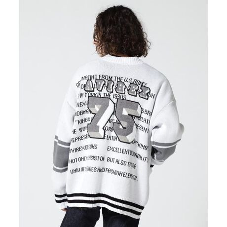 直営店限定》AVX VARSITY CARDIGAN ／ AVX バーシティ カーディガン 