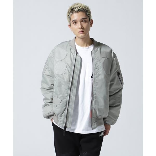 AVIREX アヴィレックス MA-1 EMBOSS TOPGUN シルバー L AVIREX アヴィレックス MA-1 EMBOSS TOPGUN シルバー L