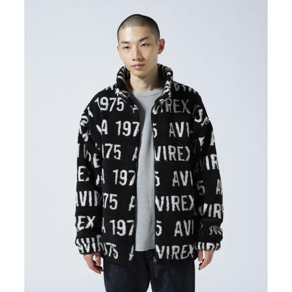 BOA JACKET AVIREX LOGO／ ボア ジャケット アヴィレックス ロゴ