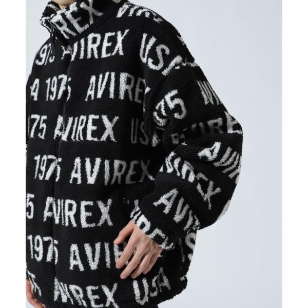 BOA JACKET AVIREX LOGO／ ボア ジャケット アヴィレックス ロゴ