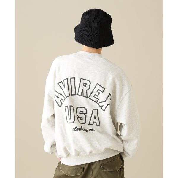 AVIREX USA CREW NECK SWEAT ／ アヴィレックス クルーネック