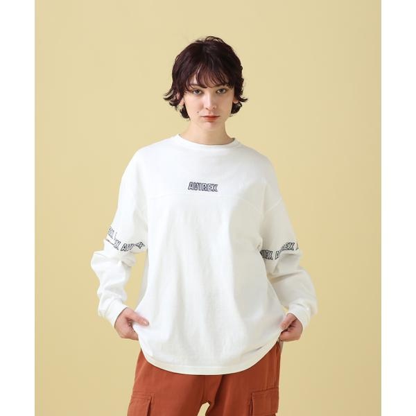 SLEEVE OPEN LOGO TOPS／ スリーブオープン ロゴトップス