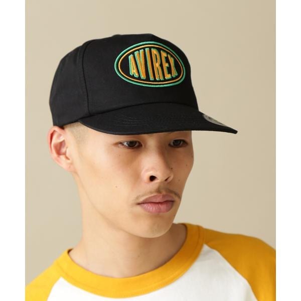 国内発送【AVIREX】CIRCLE LOGO CAP / QUEENS BRIDGE CIRCLE LOGO CAP 