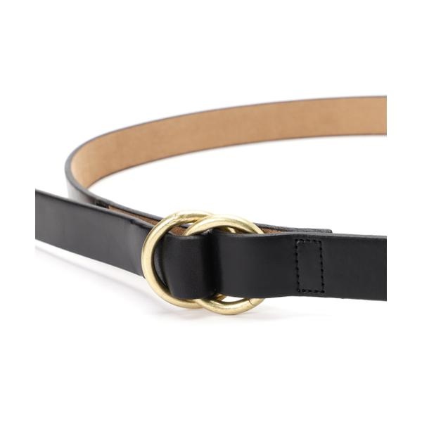 直営店限定》HORWEEN LEATHER RING BELT ／ ホーウィン レザー リング