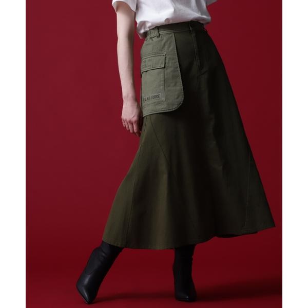 COLLECTION》L-PATCH POCKET SKIRT／パッチポケットスカート