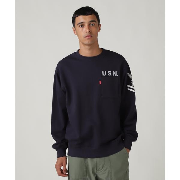 NAVAL CREWNECK SWEAT ／ ネイバル クルーネック スウェット ／ AVIREX