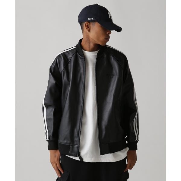 AVIREX トラックレザージャケット WEB＆DEPOT限定》TRACK LEATHER JACKET ／ トラック レザー