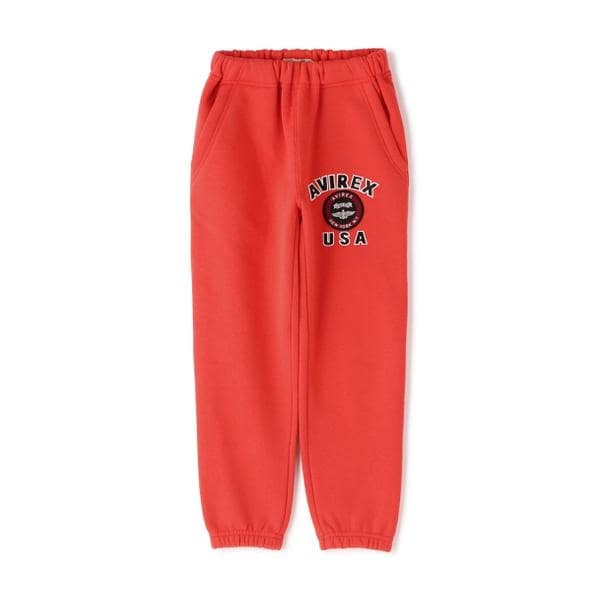 [�}���C]�sKIDS �^ �L�b�Y�t VARSITY LOGO SWEAT PANTS �^ ���@�[�V�e�B ���S /�A���B���b�N�X�iAVIREX�j �I�����W