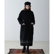 SLIVER KNIT LONG COAT／スライバーニット ロングコート 