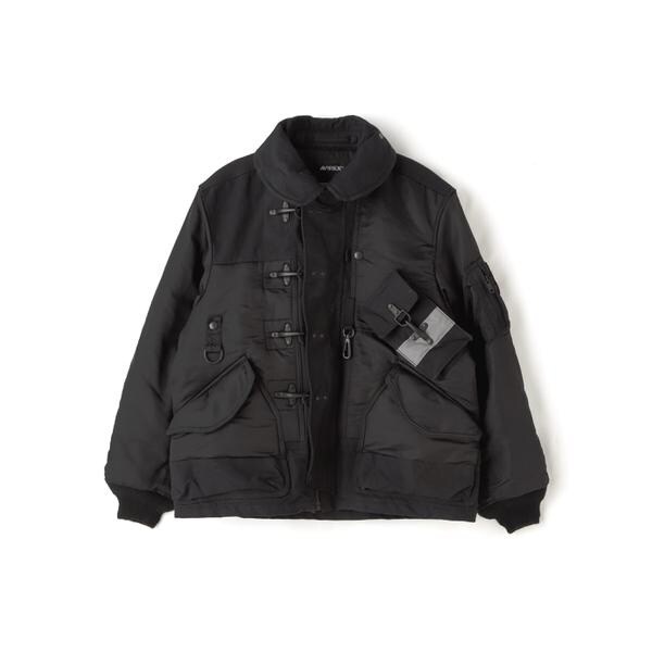 AVIREX アヴィレックス フェイクムートン ファイヤーマン ジャケット M USED】''AVIREX'' FAKE MOUTON FIREMAN JACKET - upanishad