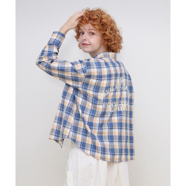 L-L／S INDIGO CHECK SHIRT／インディゴ チェック シャツ