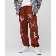 《WEB限定》STENCIL PRINT SWEAT PANTS ／ ステンシル プリント スウェッ