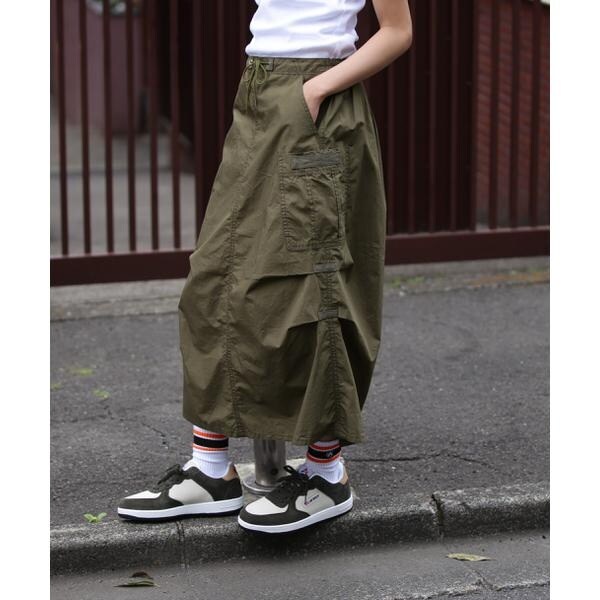 売切間近！*AVIREX* ジャージ カーゴスカート WEB&DEPOT限定》JERSEY CARGO SKIRT/ジャージ カーゴスカート