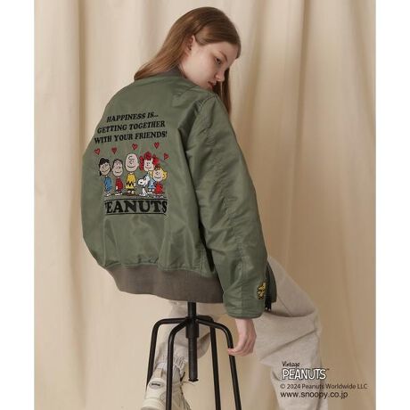 PEANUTS×AVIREX》LIGHT MA-1 JACKET／《ピーナッツ×アヴィレックス》ラ 