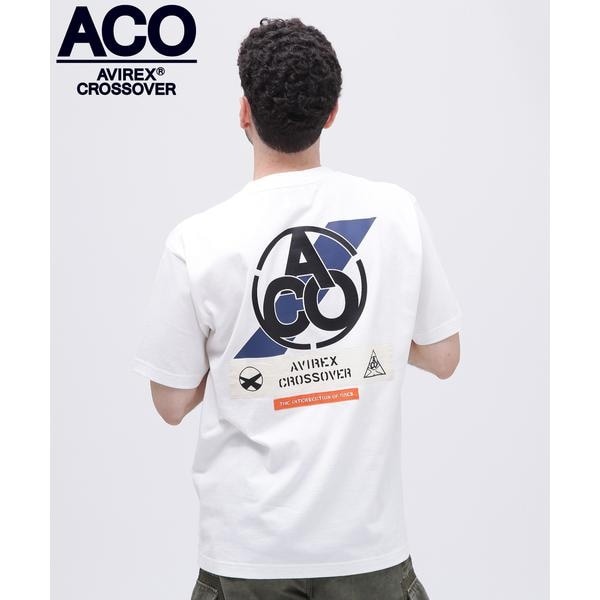 [�}���C]�sCROSSOVER�tPATCH T-SHIRT �^ �N���X�I�[�o�[ �p�b�` T�V���c �^ AVIR/�A���B���b�N�X�iAVIREX�j �z���C�g