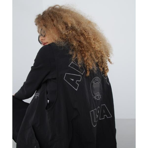 [�}���C]SIGNATURE VEST�^�V�O�l�`���[�x�X�g/�A���B���b�N�X�iAVIREX�j �u���b�N