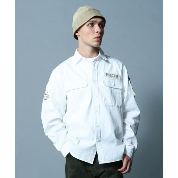 プチブラバンソ✖️  FLASH コラボ スカシャツ　新品　Mサイズ Petit Brabancon／プチブラバンソン／別注スカシャツ | ロイヤル