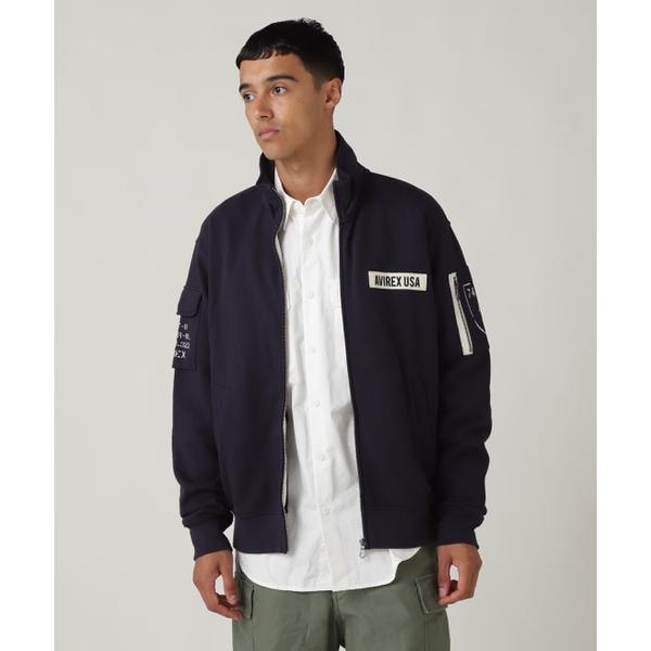 MERINO WOOL SKIPPER L/S SWEAT SHIRTS / ネイビー [ALV-0 | スタイ