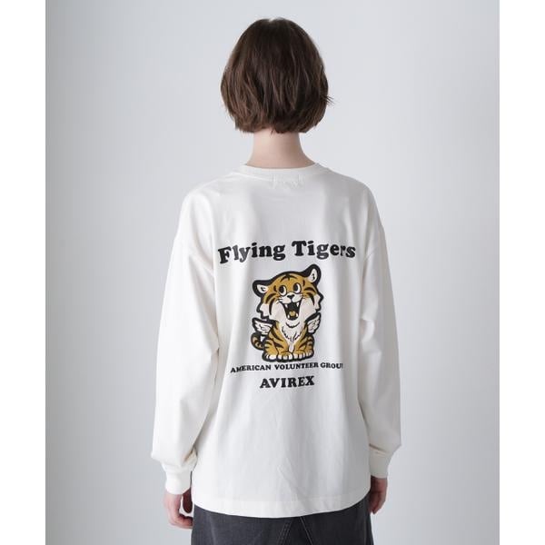 LGB Tiger LSC FIRE WORKS 長袖 Tシャツ FLYING TIGERS L／S T-SHIRT／フライングタイガー ロングスリーブTシ