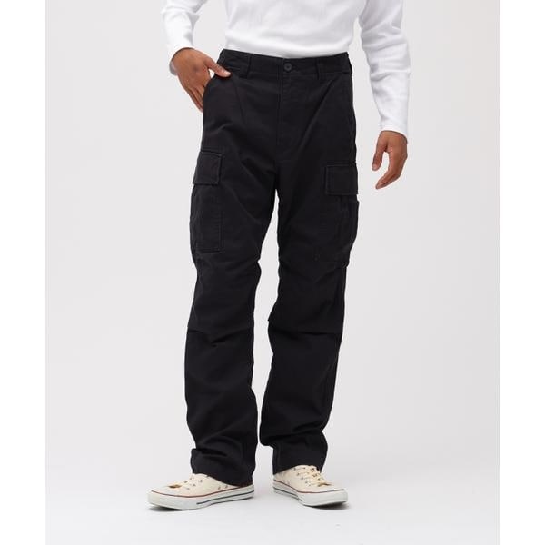 タカキュー ウールライク ノータックビジネスパンツ ドビー黒