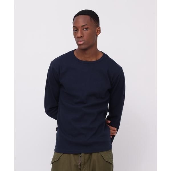 [}C]sDAILY^fC[tRIB L^S CREW NECK T-SHIRT^u  N[lbN/ABbNXiAVIREXj C