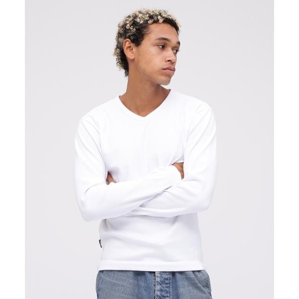 [}C]sDAILYtRIB L^S V-NECK T-SHIRT^u  uClbN TVc fC/ABbNXiAVIREXj zCg