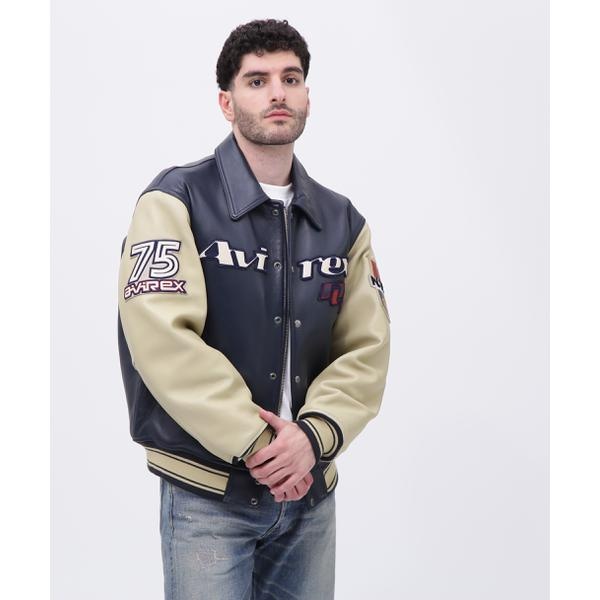 90's GOALERS VARSITY JACKET ／ ナイティーズ ゴーラーズ バーシティ ジ | アヴィレックス(AVIREX) |  マルイウェブチャネル