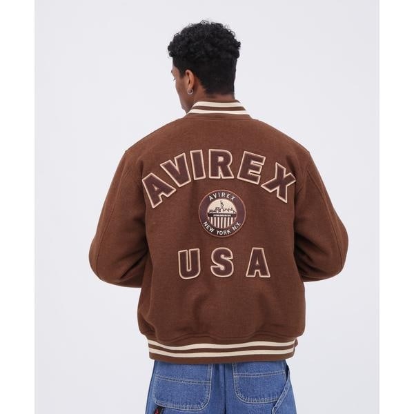 [}C]WOOL MOSSA VARSITY JACKET ^ E[bT o[VeB WPbg/ABbNXiAVIREXj uE