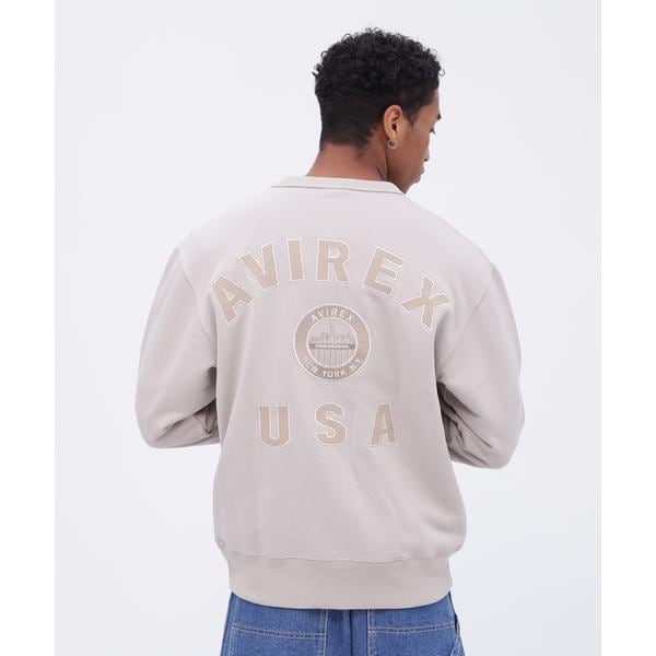 AVIREX × PEANUTS》CREWNECK SWEAT 
