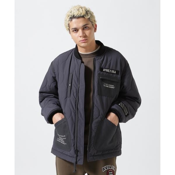 QUILTED ARMY JACKET FLYNIG SHARKS ／ キルティング アーミー