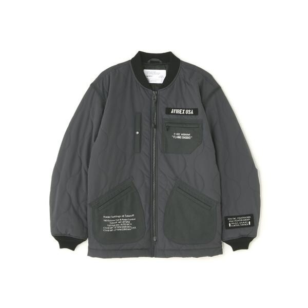 QUILTED ARMY JACKET FLYNIG SHARKS ／ キルティング アーミージャケ