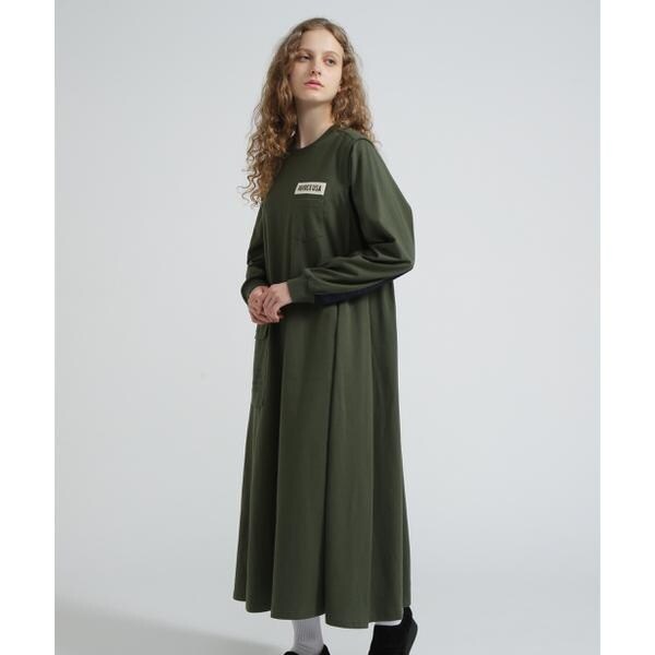 直営店限定》HALF ZIP ACTIVE ONE PIECE／ハーフジップ