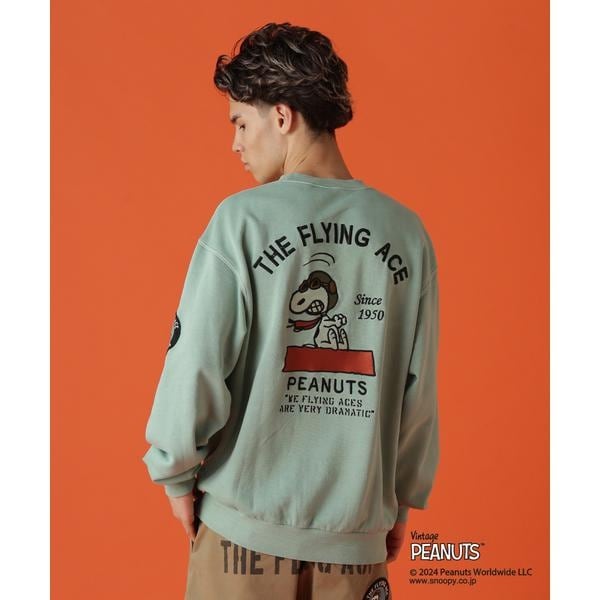 AVIREXx PEANUTS☆CREWNECK SWEAT \