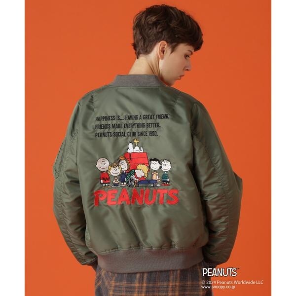 AVIREX×PEANUTS》ALLSTAR MA-1／アヴィレックス×ピーナッツ