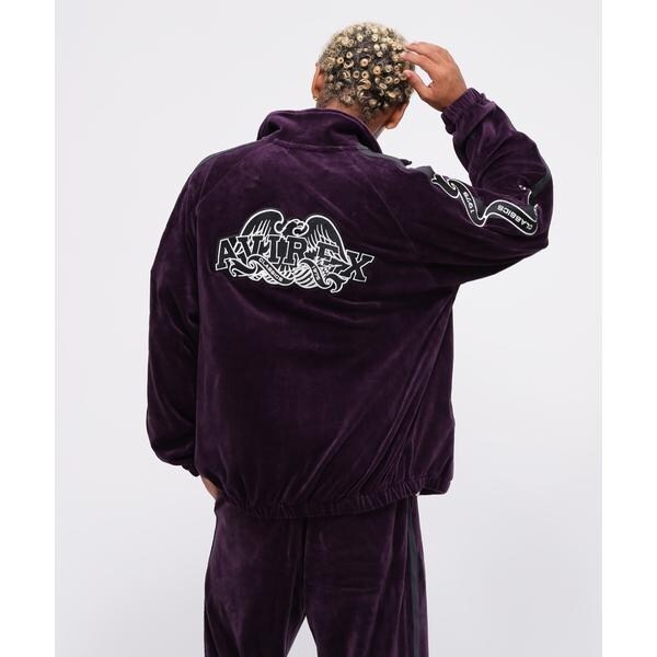 WEB&DEPOT限定》VELOUR TRACK JACKET ／ ベロア トラックジャケット