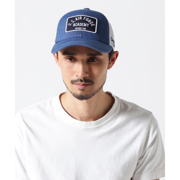 ■AVIREX■人気 バーシティ ラジオモチーフ メッシュキャップ VARSITY RADIO MOTIF MESHCAP ／ バーシティ ラジオモチーフ