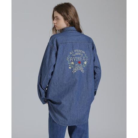 [^ԁF7835120602]yAVIREXVbvz2025 SPRING ITEMHAND LIKE EMBROIDERY SHIRTSEłƒ₷fjfށEKB邭炢̒߂ȏ䊴Ew̉Ԃ̓AJNYےyozƁyZCEI_}LzłB߃X^CO߂̏䊴ŁAƂ{gXŃ[YȈۂɂAXȃ{gX킹ăXbLƃJbRǂX^COIXXłByAVIREX WOMANz{iIȃ~^[EFA@\ƃfUCfB[XJWAɓeCBI㐫̂郌fB[XuhƂđARADSAzƂĉȓl̏֌fBXJWAĂĂ܂B