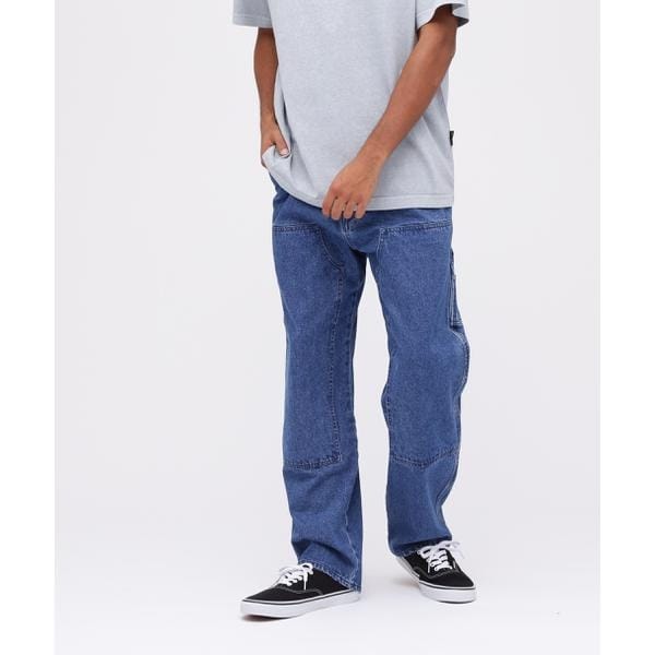 直営店限定》DOUBLE KNEE DENIM PANTS ／ ダブルニー デニムパンツ