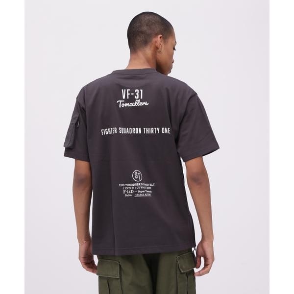 [}C]MIL. POCKET T-SHIRT ^ ~^[|Pbg TVc ^ AVIREX ^ /ABbNXiAVIREXj `R[