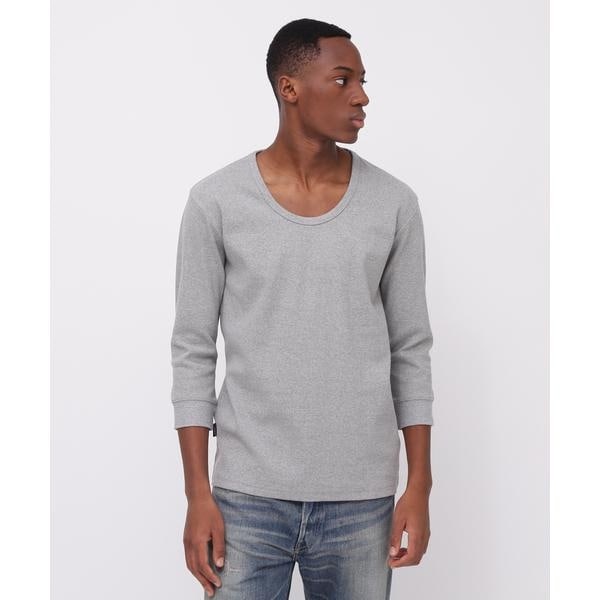 [}C]sDAILY^fC[t2^3 SLEEVE U-NECK T-SHIRT^2^3 X[u Ulb/ABbNXiAVIREXj O[