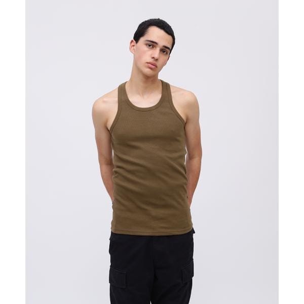 正規品 AVIREX アヴィレックス タンクトップ リブ タンクトップ 5枚 直営店限定》RANDOM RIB TANK TOP ／ ランダムリブ タンクトップ