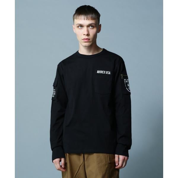 [}C]FATIGUE CREW NECK L^S T-SHIRT ^ t@eB[O N[lbN  T/ABbNXiAVIREXj ubN