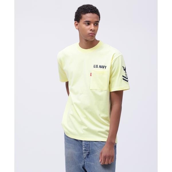 [�}���C]NAVAL POCKET S�^S T-SHIRT �^ �l�C�o�� �|�P�b�g ���� T�V���c �^ AVI/�A���B���b�N�X�iAVIREX�j ������8