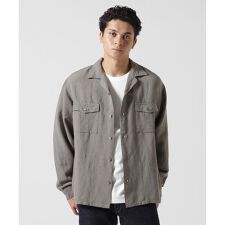 《TFQP by HANDROOM》OPEN COLLAR LONGSLEEVE WORK SHIR