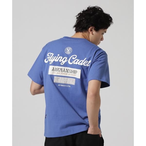 [}C]CADET PATCH T-SHIRT ^ Jfbg pb` TVc ^ AVIREX ^ A/ABbNXiAVIREXj Cgu[3