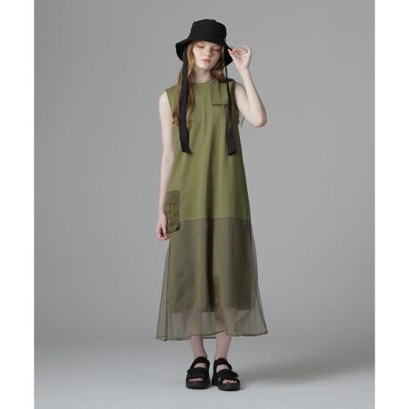 [^ԁF7835117604]2025 SPRING&amp;SUMMER ITEMSLEEVELESS MILITARY ONEPIECEEJbg\[̃JWAɒĒ郏s[XEɃVA[fނdˁÂ郏s[XɎdグĂ܂BE|PbgɃiCّ̈fނgpEJWA߂A炵PŃT}ɂȂ܂ByAVIREX WOMANz{iIȃ~^[EFA@\ƃfUCfB[XJWAɓeCBI㐫̂郌fB[XuhƂđARADSAzƂĉȓl̏֌fBXJWAĂĂ܂B